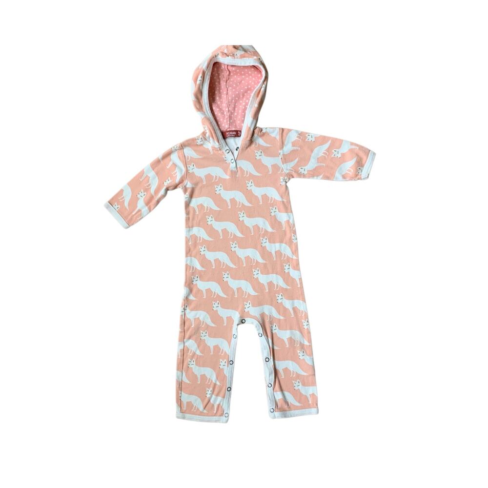 Milkbarn Organic Cotton Fox Romper